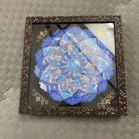 تابلو میناکاری اصفهان داخل قاب چوبی