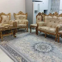 مبل سلطنتی 7نفره میز غذا خوری 4نفره|مبلمان خانگی و میز عسلی|تهران, صاحب الزمان|دیوار