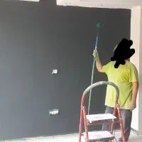 رنگ آمیزی.بتونه‌.گچکاری لکه گیری.کندن کاغذ دیواری|خدمات پیشه و مهارت|اصفهان, بهارستان|دیوار