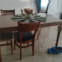 میز غذاخوری چوبی