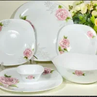 سرویس آرکوپال مربع ۱۲ نفره گل دار