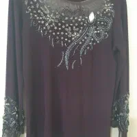 بلوز مجلسی پرکار تمام کار دست نونو