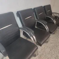صندلی اداری انتظار کنفرانس ۴ عدد|مبلمان اداری|رشت, گلسار|دیوار
