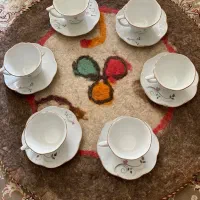 ست برند مقصود فنجان نلبکی با شیرخوری و قندان|ظروف سرو و پذیرایی|تهران, ارم|دیوار