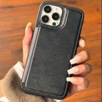 قاب چرمی جاکارتی دار آیفون ۱۲/۱۲ پرو