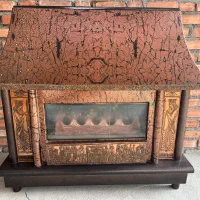 بخاری گازی طرح شومینه