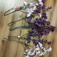 پنج شاخه گل مصنوعی صورتی و بنفش شاخه ی 250|گل مصنوعی|تهران, گلستان (شهرک راه آهن)|دیوار
