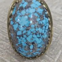 انگشتر فیروره نیشابور درشت