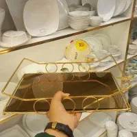 سینی کف آینه|ظروف سرو و پذیرایی|قم, نیروگاه|دیوار