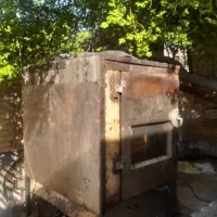 فر و یک عداد ویترین و فن|اجاق گاز و لوازم برقی پخت‌وپز|اهواز, زردشت|دیوار