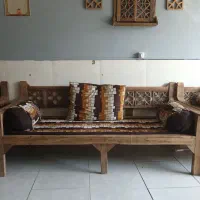 تخت سنتی 2در 80 با ست روتختی کامل