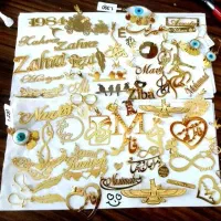 فروش پلاک اسم طلا با فاکتور معتبر