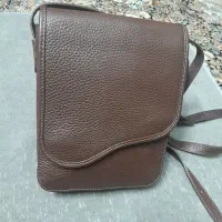 کیف دوشی تمام چرم اصل+ کیف پاسپورتی چرم