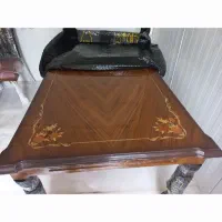 میز وصندلی چوب ۸نفره