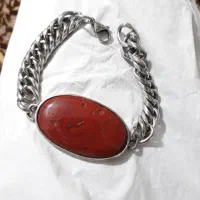 دستبند جاسپر رکاب نقره|جواهرات|تهران, بریانک|دیوار