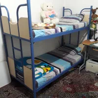 تخت دو طبقه فلزی