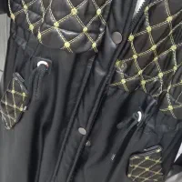 کاپشن چرم کلاه خز|لباس|بهارستان, |دیوار