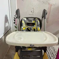 صندلی غذا و صندلی ماشین و روروئک کودک کاملا سالم