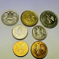 ست سکه روبل روسی روسیه نایاب بین سال 1992 تا 1996|کلکسیون سکه، تمبر، اسکناس|تهران, امیرآباد|دیوار