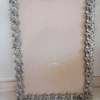 چارچوب آینه برنز طرح گل