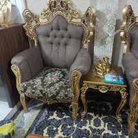 مبلمان سلطنتی 7 نفره|مبلمان خانگی و میز عسلی|بومهن, |دیوار