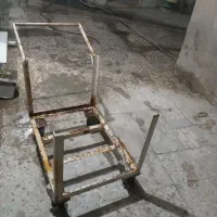 گاری چهار چرخ و درختچه|گل مصنوعی|امیدیه, |دیوار