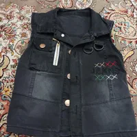 لباس پسرانه بچگانه بیلر شورتم شلوار لی پیراهن سفید