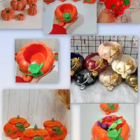 آجیل خوری طرح کدو یلدایی