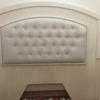 تخت دونفره با پاتختی همراه میز ارایش و صندلی|تخت و سرویس خواب|مشهد, میعاد (شهرک غرب)|دیوار