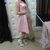 لباس مجلسی صورتی