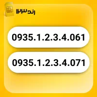 خط 935 رند ایرانسل بیلبوردی سریالی 1234