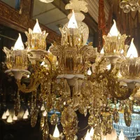 تولیدی لوستر برنجی (برنز)