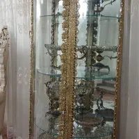 بوفه برنزی طرح گل سرخ