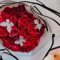 گل روبانی پارچه ای