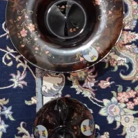 ظرف دکوری دودی رنگ دو کاره