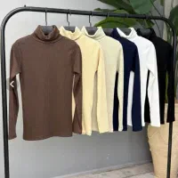 بلوز کبریتی رنگ کرم زیر مانتو