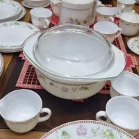 سرویس ارکوپال ۱۲ نفره صورتی ملیح