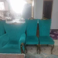 مبل هفت نفره و پنج عدد صندلی