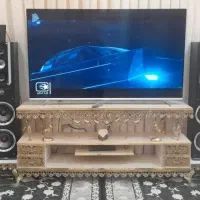 میز تی وی با پایه ها برنز اصل|مبلمان خانگی و میز عسلی|نورآباد, |دیوار