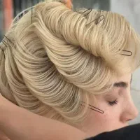 مدل موی بلوند برای شنیون