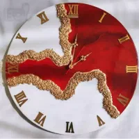 ساعت رزینی|ساعت دیواری و تزئینی|گرگان, |دیوار