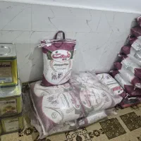 برنج طبیعت اصل ومرغوب شرکتی و روغن سه گل وفامیلا