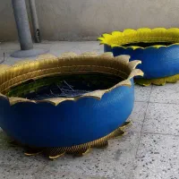 گلدانهای لاستیکی استفاده به عنوان گلدان و باغچه|صنایع دستی و سایر لوازم تزئینی|شاهرود, |دیوار
