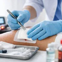 زخم دیابتی بستر سوختگی عفونی ( شرکت خدمات بالینی )