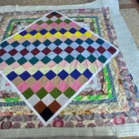 لحاف کرسی چهل تیکه|رختخواب، بالش، پتو|تربت‌حیدریه, پائین ولایت|دیوار