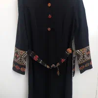 مانتو مشکی کرپ با قیمت مناسب