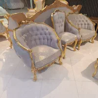 مبل استیل کلاسیک زمرد سلطنتی|مبلمان خانگی و میز عسلی|مشهد, گرجی علیا|دیوار