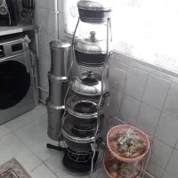قابلمه چدن دسینی به همراه استند نو مناسب جهیزیه|ظروف پخت‌وپز|تهران, مشیریه|دیوار