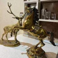 مجسمه برنز اسب و مجسمه برنز گوزن