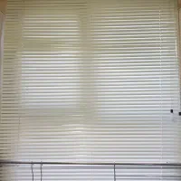 پرده کرکره ای سفید براق